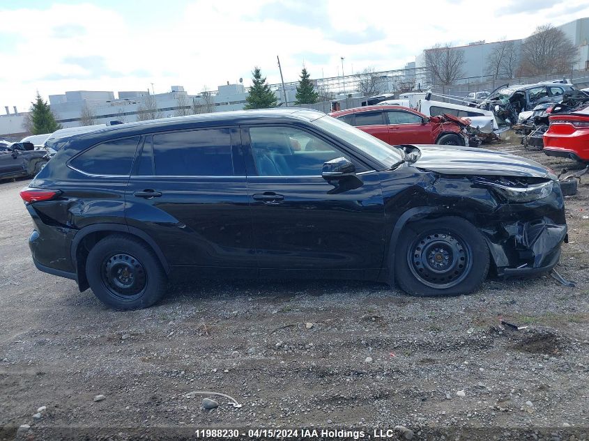 2022 Toyota Highlander Xle VIN: 5TDGZRBHXNS222836 Lot: 11988230