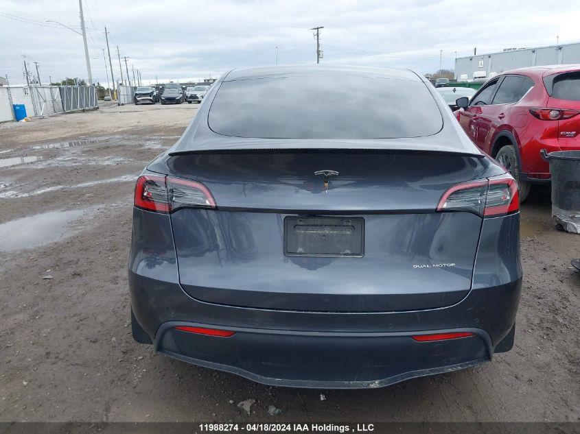 2022 Tesla Model Y VIN: 7SAYGAEE4NF431719 Lot: 11988274
