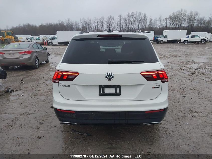 2018 Volkswagen Tiguan VIN: 3VV0B7AX9JM119096 Lot: 11988278