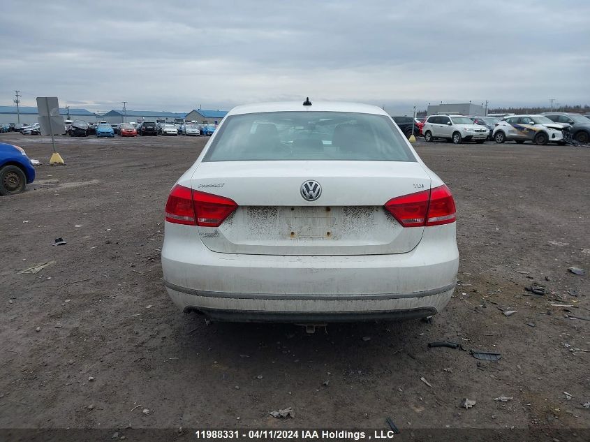 2012 Volkswagen Passat Se VIN: 1VWBN7A32CC004157 Lot: 11988331