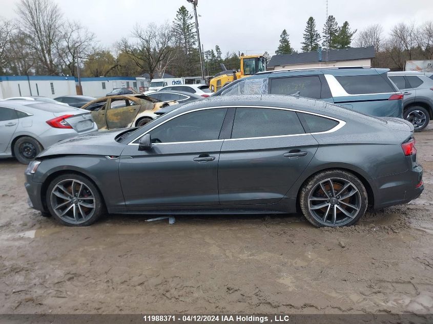 2018 Audi S5 Sportback VIN: WAUC4CF5XJA133606 Lot: 11988371