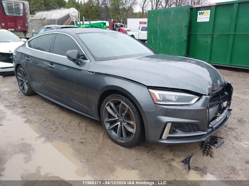 2018 Audi S5 Sportback VIN: WAUC4CF5XJA133606 Lot: 11988371