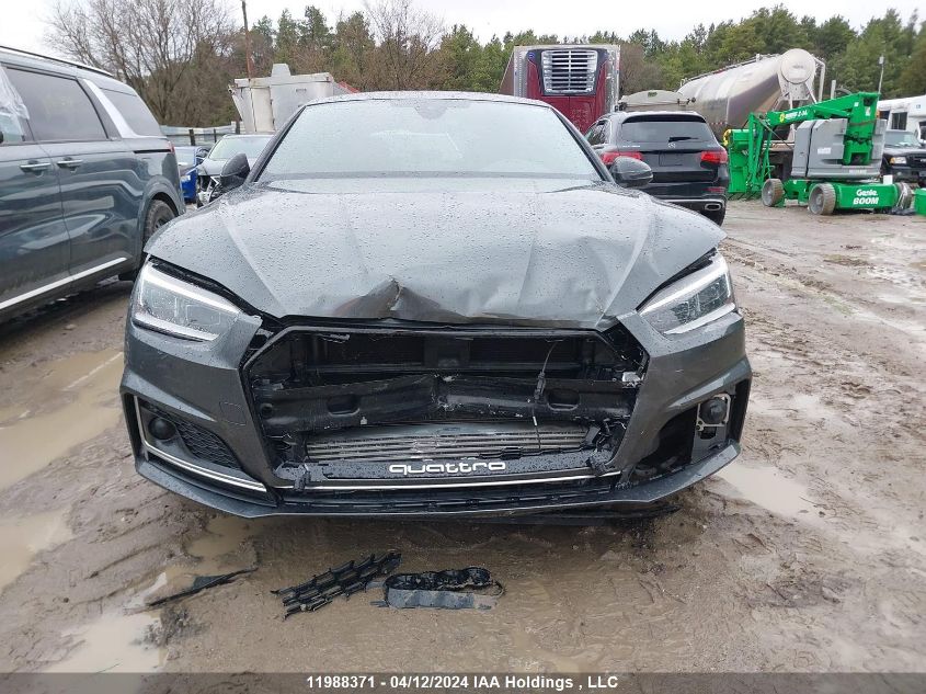 2018 Audi S5 Sportback VIN: WAUC4CF5XJA133606 Lot: 11988371