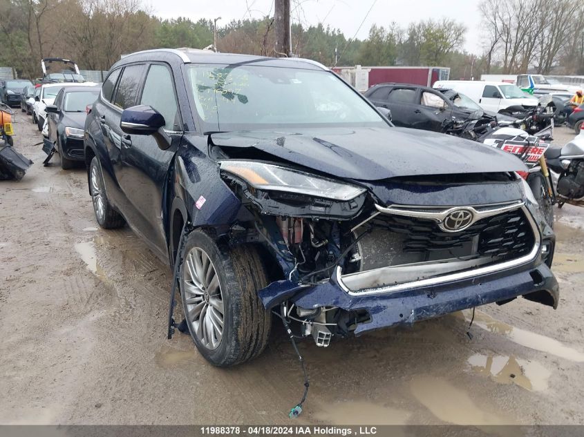 2022 Toyota Highlander Platinum VIN: 5TDFZRBH4NS196097 Lot: 11988378