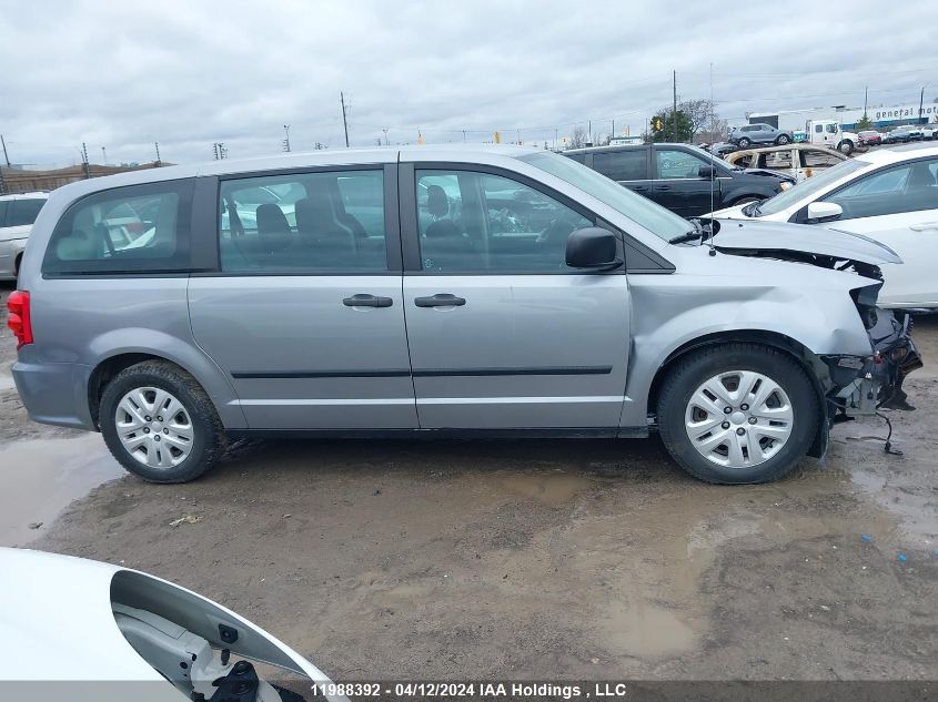 2014 Dodge Grand Caravan Se VIN: 2C4RDGBG8ER476041 Lot: 39222931