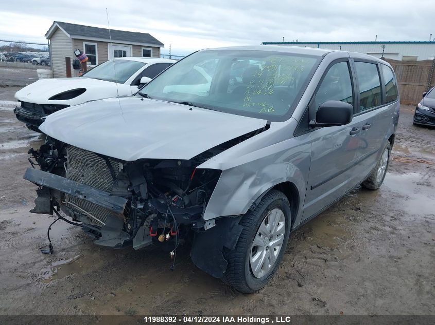 2014 Dodge Grand Caravan Se VIN: 2C4RDGBG8ER476041 Lot: 39222931