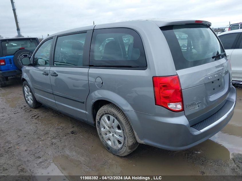 2014 Dodge Grand Caravan Se VIN: 2C4RDGBG8ER476041 Lot: 39222931