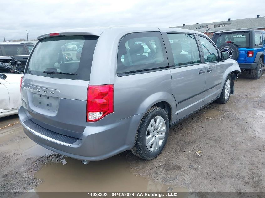 2014 Dodge Grand Caravan Se VIN: 2C4RDGBG8ER476041 Lot: 39222931