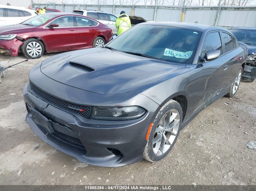 2022 Dodge Charger Gt VIN: 2C3CDXHG4NH125702 Lot: 11988394