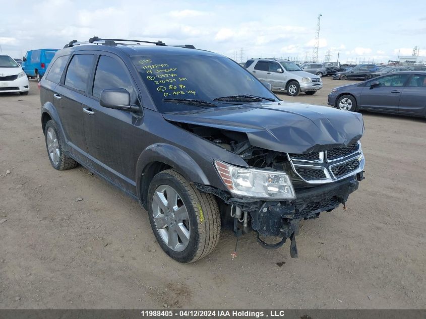 2014 Dodge Journey R/T VIN: 3C4PDDFG8ET210340 Lot: 11988405