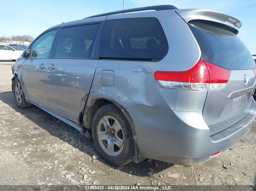 2011 Toyota Sienna Le VIN: 5TDKK3DC0BS032598 Lot: 11988422