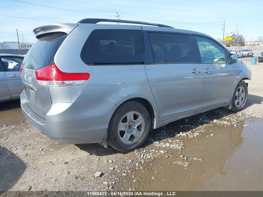 2011 Toyota Sienna Le VIN: 5TDKK3DC0BS032598 Lot: 11988422