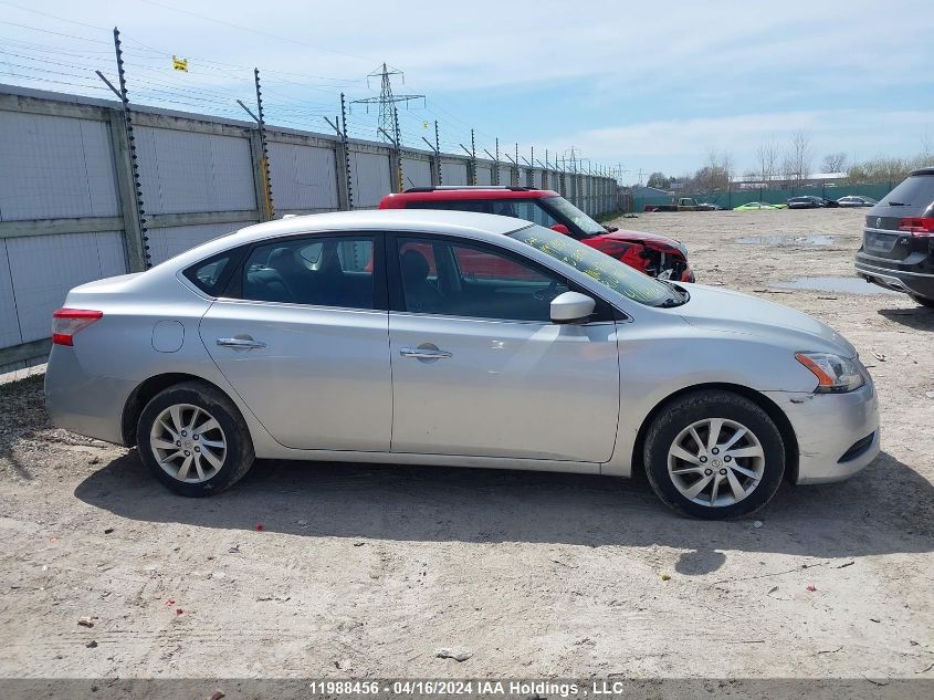 2015 Nissan Sentra S/Sv/Sr/Sl VIN: 3N1AB7AP4FL671124 Lot: 11988456