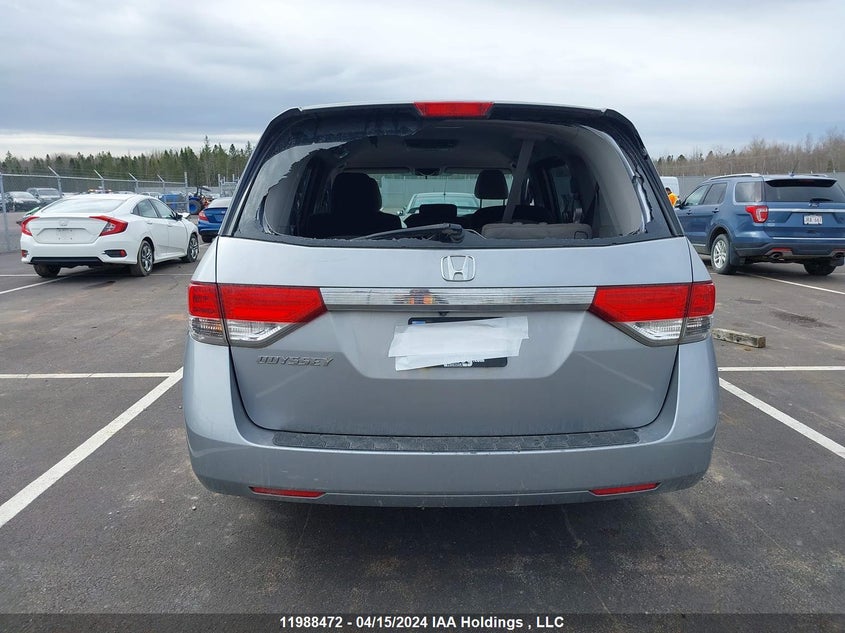 2016 Honda Odyssey VIN: 5FNRL5H47GB509002 Lot: 11988472