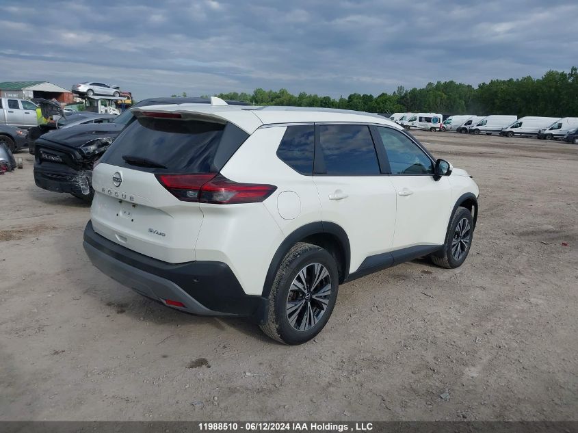 2022 Nissan Rogue VIN: JN8BT3BB1NW333168 Lot: 11988510