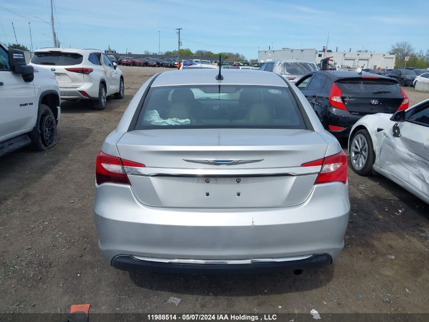 2012 Chrysler 200 Lx VIN: 1C3CCBAB6CN124558 Lot: 11988514