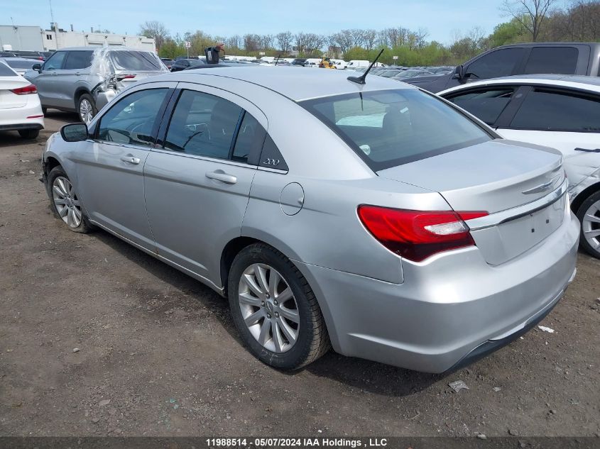 2012 Chrysler 200 Lx VIN: 1C3CCBAB6CN124558 Lot: 11988514