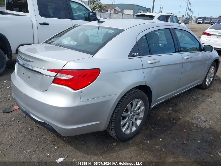 2012 Chrysler 200 Lx VIN: 1C3CCBAB6CN124558 Lot: 11988514