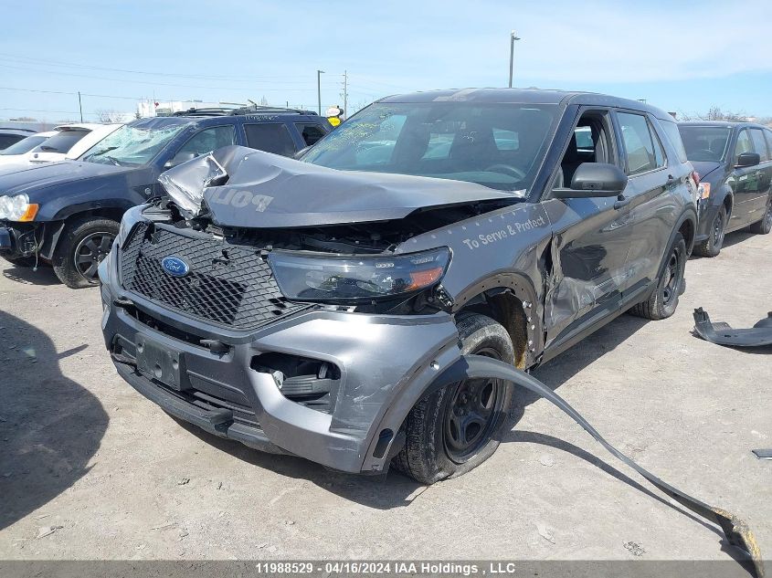 2020 Ford Explorer Police Interceptor VIN: 1FM5K8AB4LGB36945 Lot: 11988529