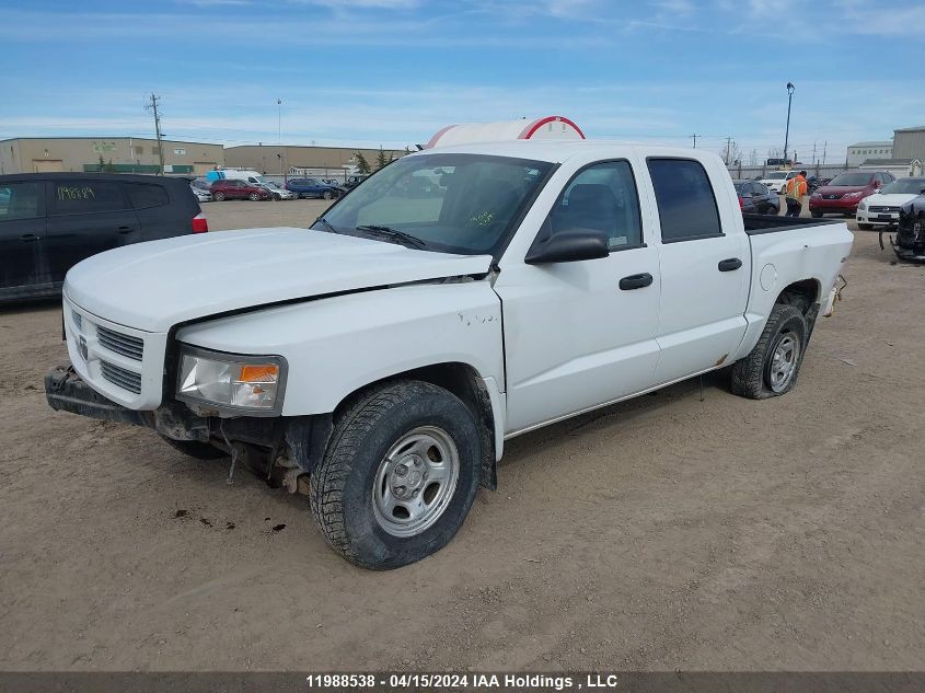 2008 Dodge Dakota Quad/St VIN: 1D3HW28K98S597207 Lot: 11988538