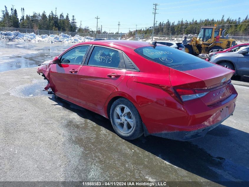 2021 Hyundai Elantra Essential Ivt With Hyundai Smartsense Package VIN: KMHLM4AG4MU186821 Lot: 11988583