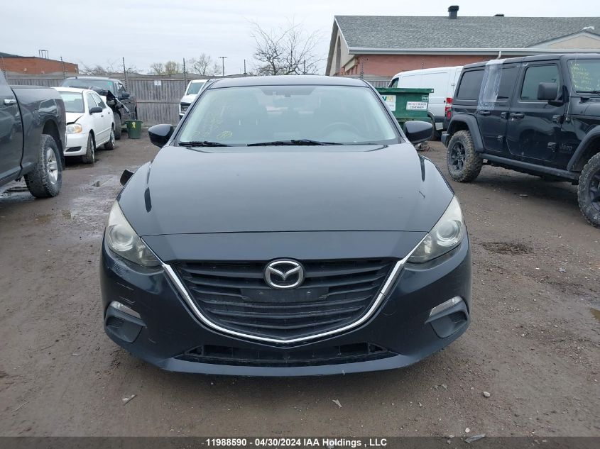 2014 Mazda 3 Touring VIN: JM1BM1V78E1162808 Lot: 11988590