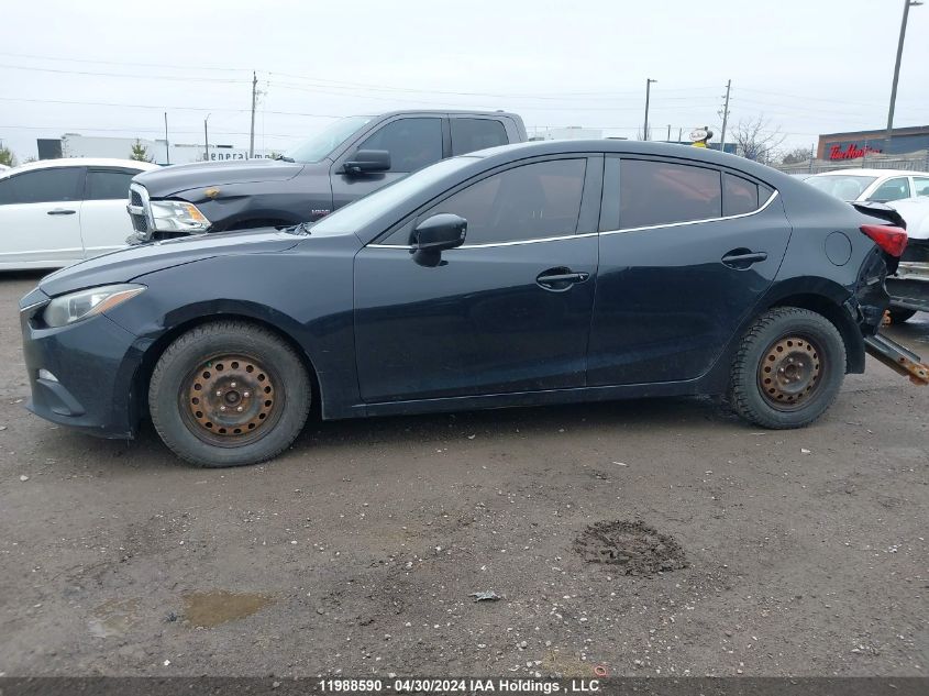 2014 Mazda 3 Touring VIN: JM1BM1V78E1162808 Lot: 11988590