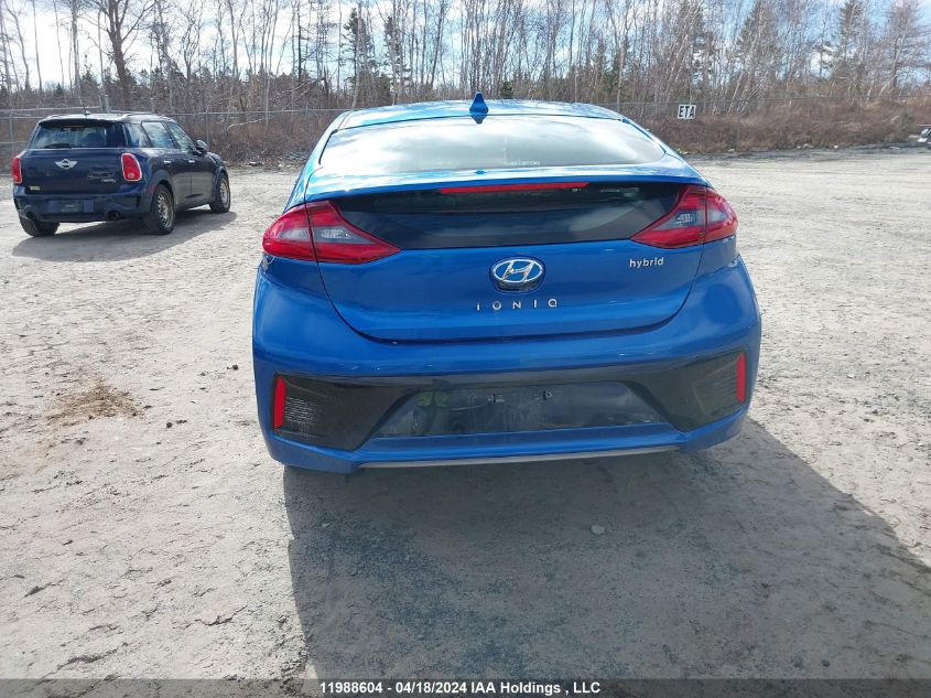 2017 Hyundai Ioniq Hybrid Se VIN: KMHC85LC8HU021543 Lot: 11988604