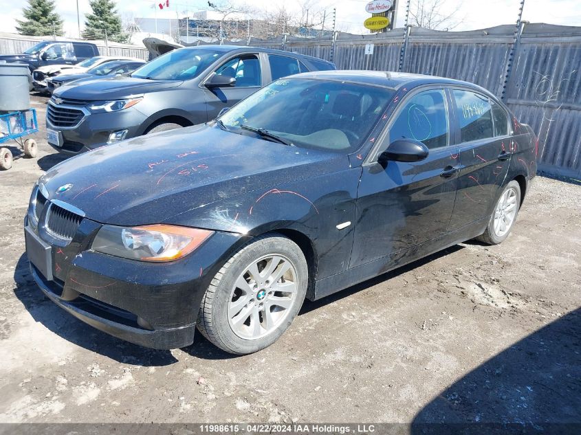 2006 BMW 325 I VIN: WBAVB13586KX63696 Lot: 11988615