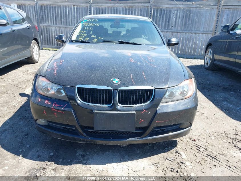 2006 BMW 325 I VIN: WBAVB13586KX63696 Lot: 11988615