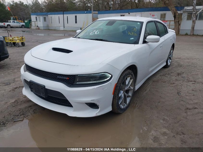 2022 Dodge Charger Gt VIN: 2C3CDXHG2NH125701 Lot: 11988629