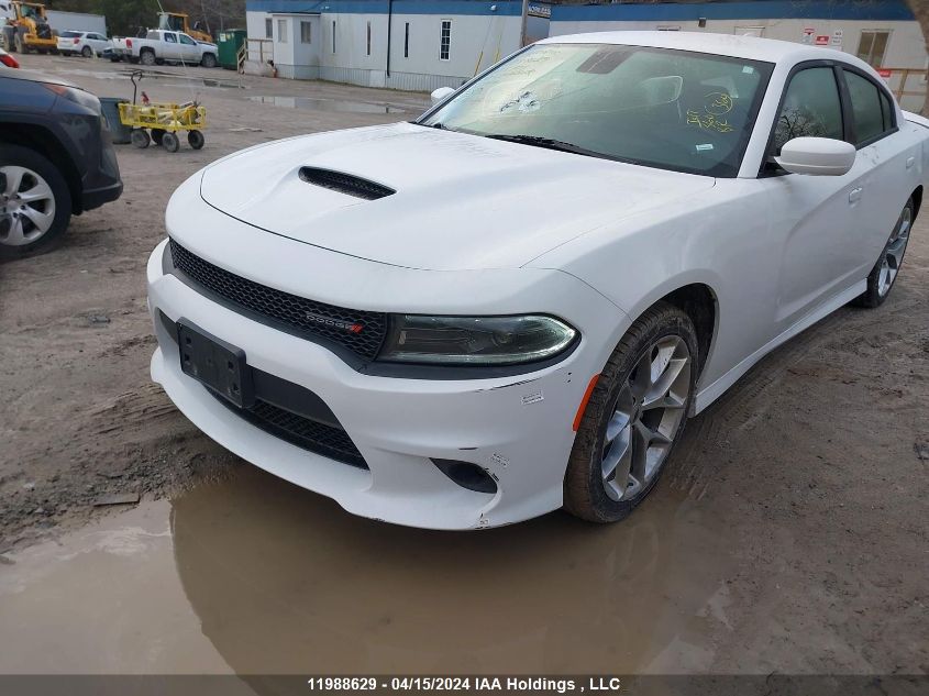 2022 Dodge Charger Gt VIN: 2C3CDXHG2NH125701 Lot: 11988629