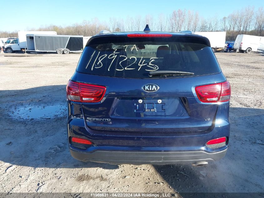 2019 Kia Sorento VIN: 5XYPGDA50KG491906 Lot: 11988631