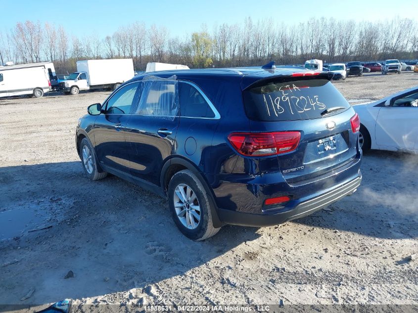 2019 Kia Sorento VIN: 5XYPGDA50KG491906 Lot: 11988631