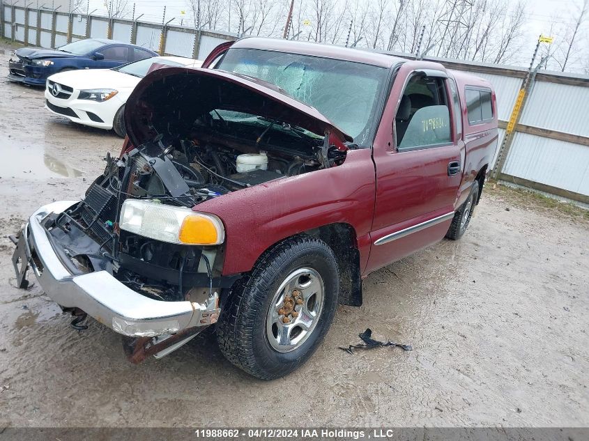 2003 GMC New Sierra K1500 VIN: 1GTEK19T03Z344835 Lot: 11988662