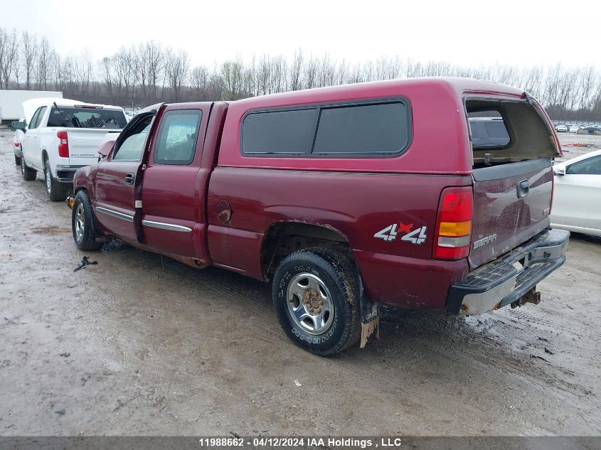 2003 GMC New Sierra K1500 VIN: 1GTEK19T03Z344835 Lot: 11988662