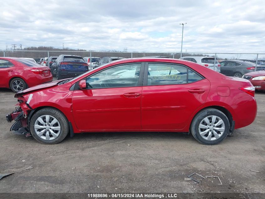 2015 Toyota Corolla Ce/Le/S VIN: 2T1BURHE2FC309792 Lot: 46742784