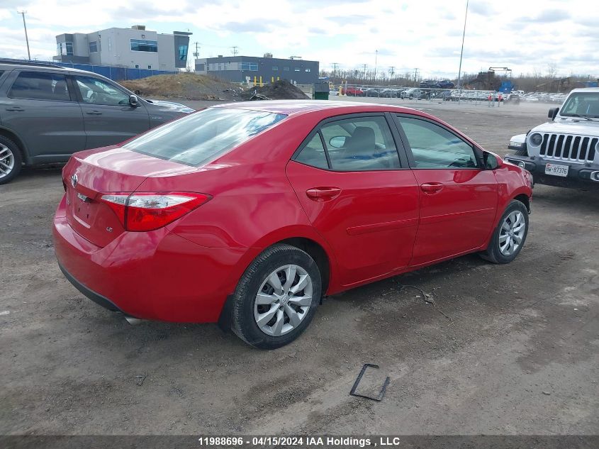 2015 Toyota Corolla Ce/Le/S VIN: 2T1BURHE2FC309792 Lot: 46742784