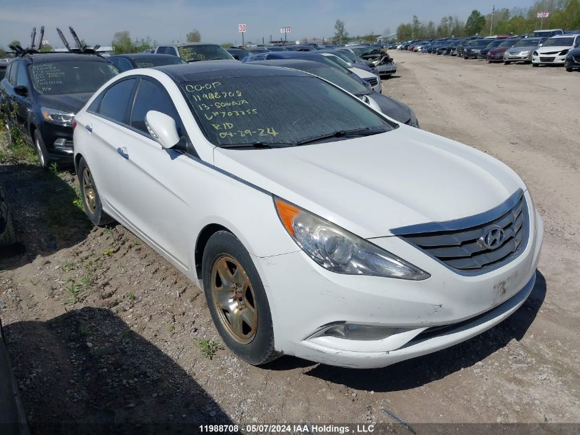 2013 Hyundai Sonata Limited VIN: 5NPEC4AC3DH703355 Lot: 11988708