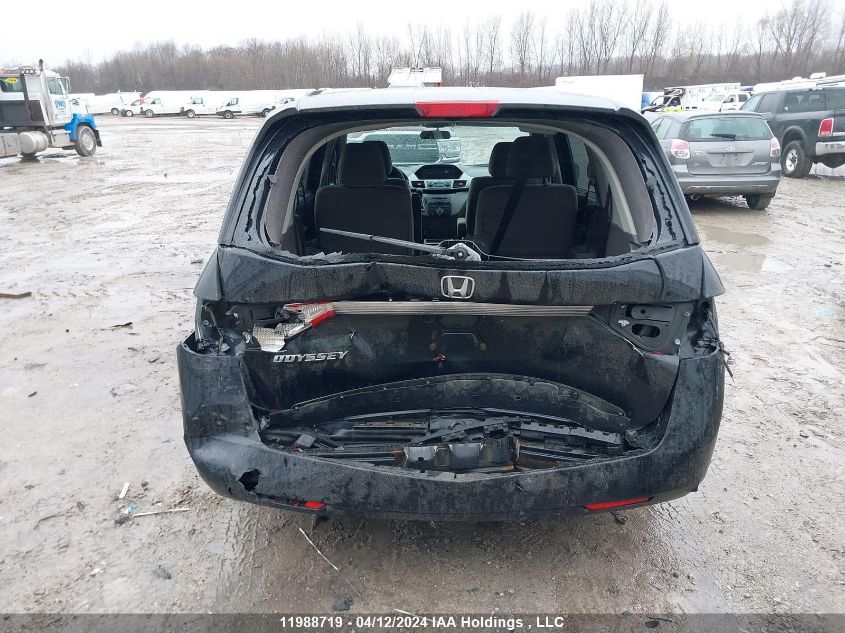 2013 Honda Odyssey VIN: 5FNRL5H49DB504377 Lot: 11988719
