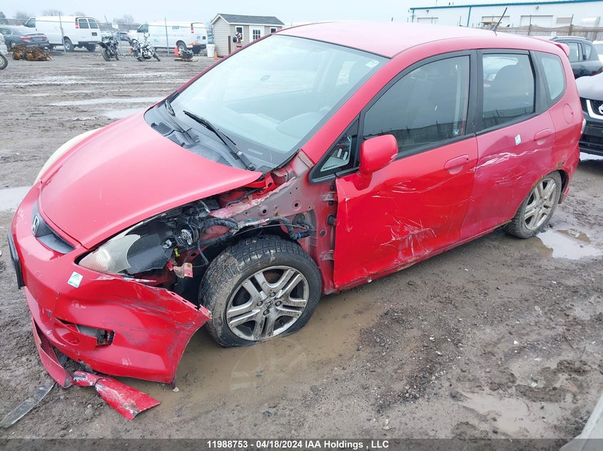 2007 Honda Fit S VIN: JHMGD37667S818375 Lot: 11988753