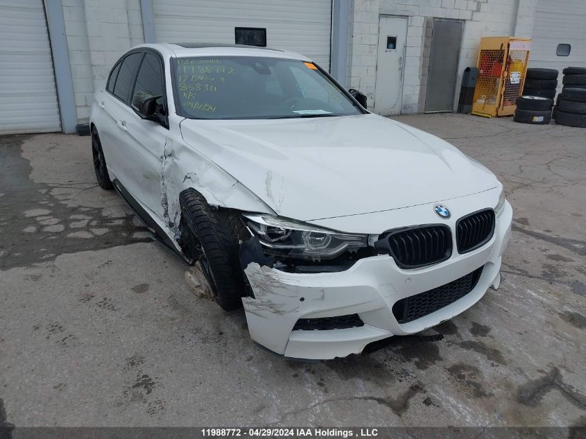 2017 BMW 3 Series 340I xDrive VIN: WBA8B7C56HK858311 Lot: 11988772