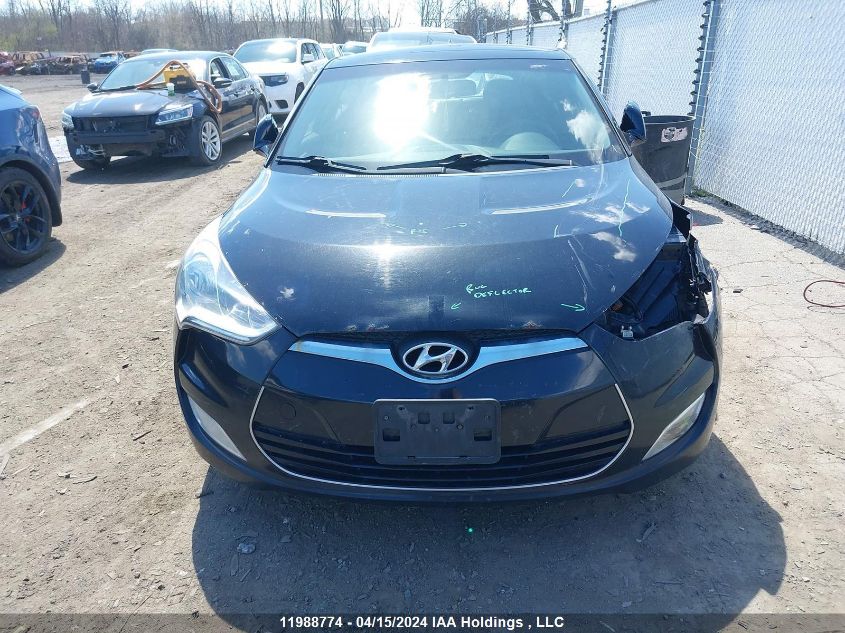 2012 Hyundai Veloster VIN: KMHTC6AD8CU025858 Lot: 11988774