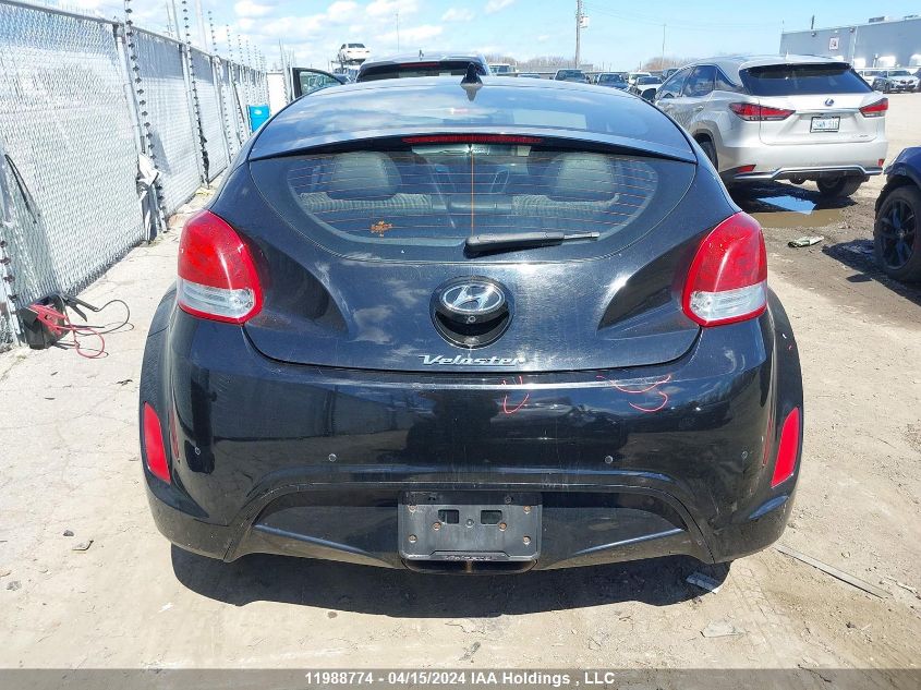 2012 Hyundai Veloster VIN: KMHTC6AD8CU025858 Lot: 11988774