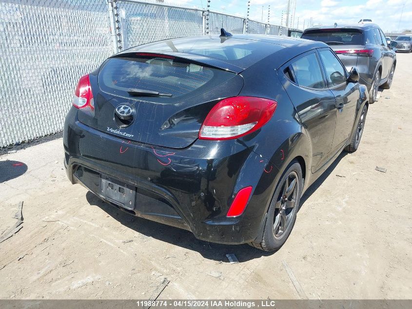 2012 Hyundai Veloster VIN: KMHTC6AD8CU025858 Lot: 11988774