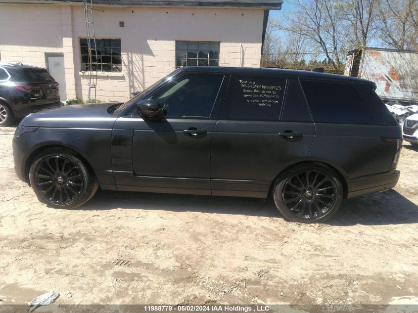 2019 Land Rover Range Rover VIN: SALGV2RE4KA555923 Lot: 11988779