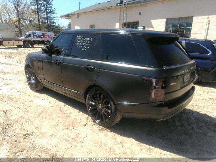 2019 Land Rover Range Rover VIN: SALGV2RE4KA555923 Lot: 11988779