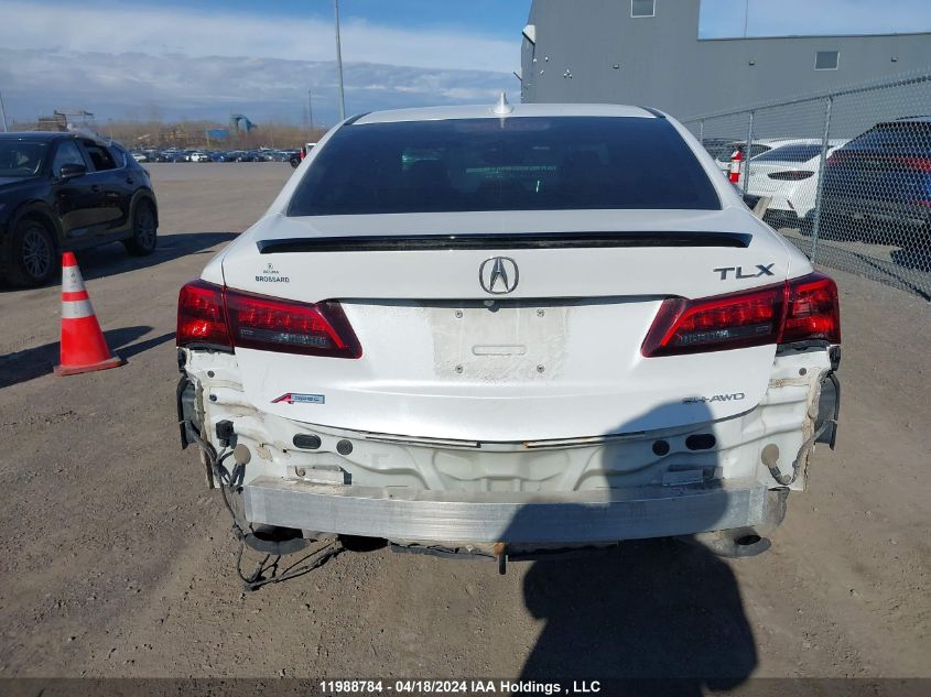 2019 Acura Tlx Advance VIN: 19UUB3F84KA801507 Lot: 11988784