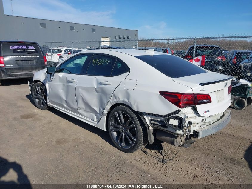 2019 Acura Tlx Advance VIN: 19UUB3F84KA801507 Lot: 11988784