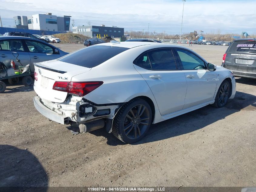 2019 Acura Tlx Advance VIN: 19UUB3F84KA801507 Lot: 11988784